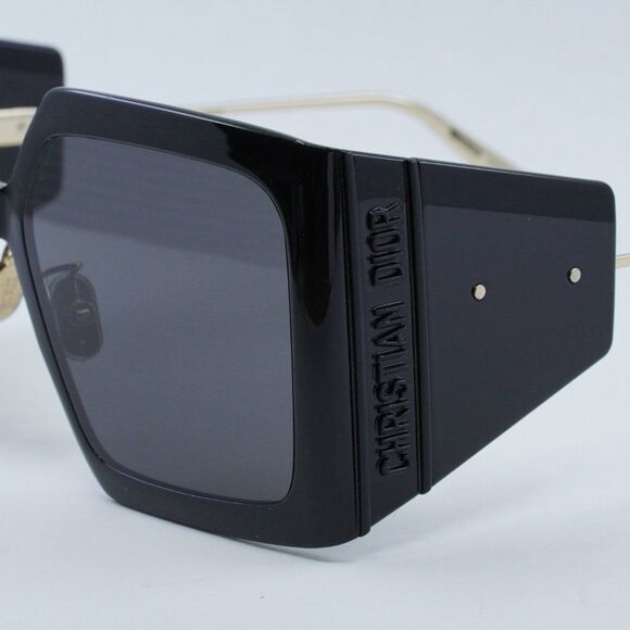 NEW DIOR DIORSOLAR S1U 10A0 BLACK GREY SUNGLASSES - Picture 5 of 13